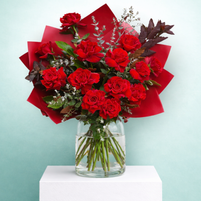 12 Red Rose Bouquet